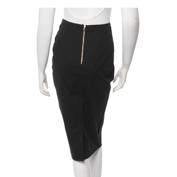 NWTS Dolce and Gabbana black pencil skirt 38 Pristine - Picture 3 of 9